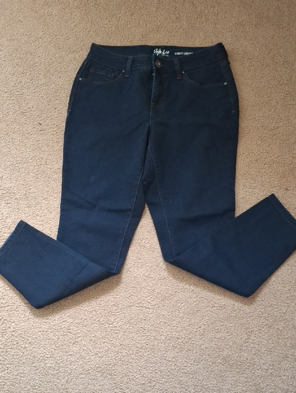 Style & Co. Skinny Jeans in Navy Blue